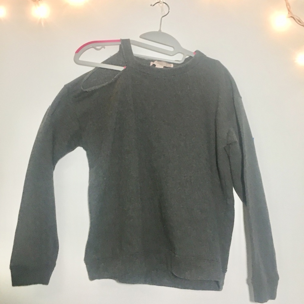 Forever 21 Sweatshirt with Shoulder Cut Out